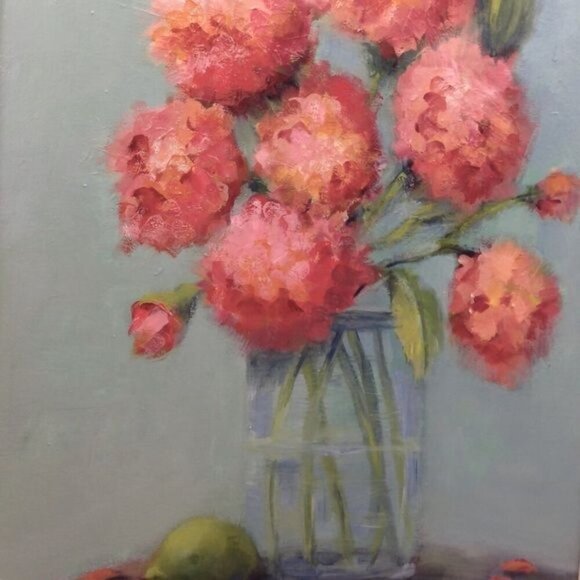 Original 16x20 Floral Still Life‎ Oil on Canvas Painting - Picture 6 of 16